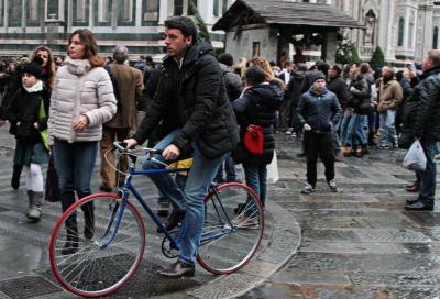 Matteo Renzi e la bici 
